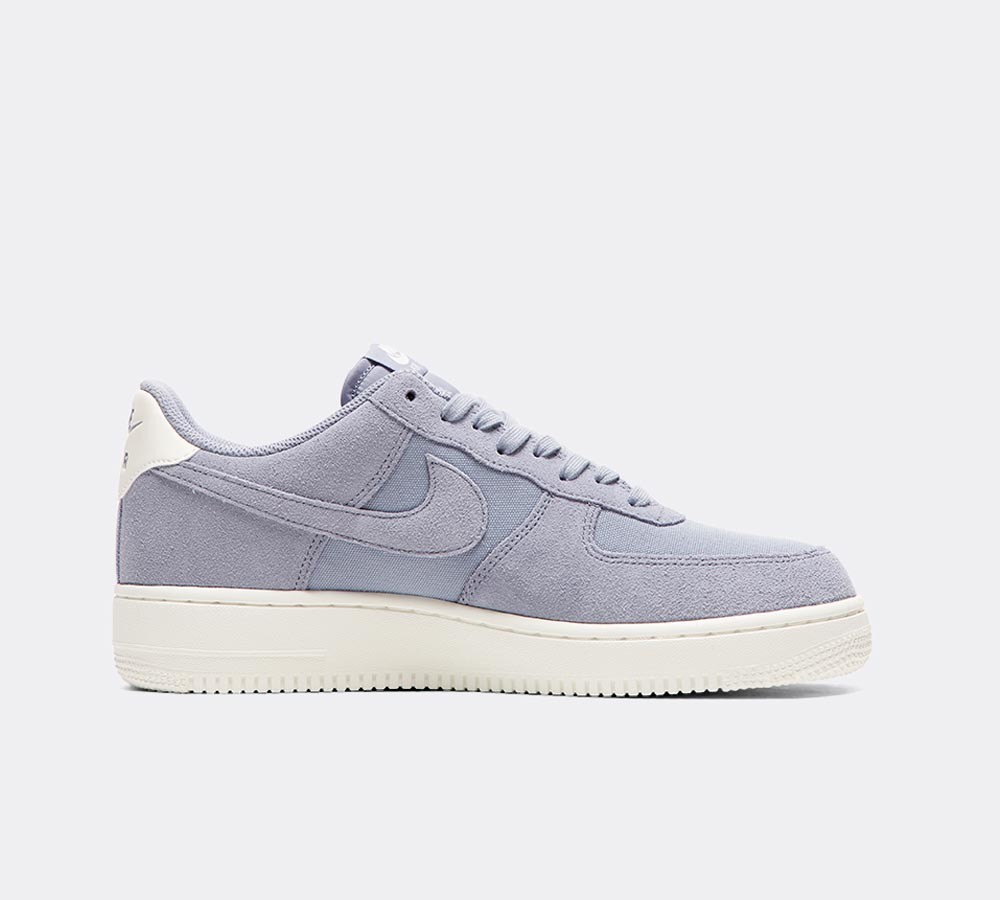 Nike Air Force 1 '07 Suede Trainer - Ashen Slate / Ashen Slate