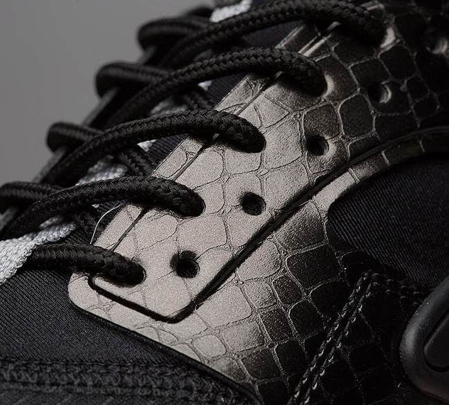 Nike Junior Air Huarache Run Ultra Trainer | Black / Pewter