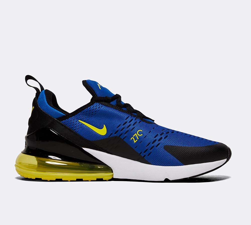 Nike Air Max 270 Trainer - Game Royal / Dynamic Yellow