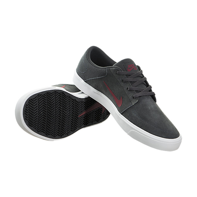 Nike SB Portmore - Anthracite / Team Red