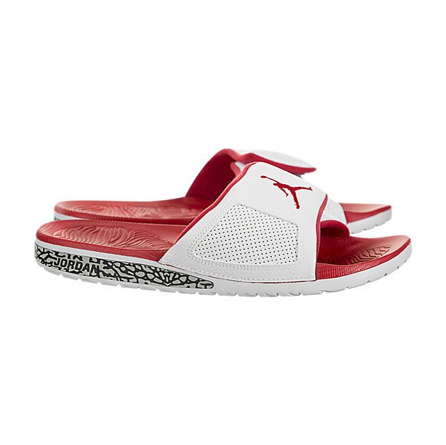 Air Jordan Hydro III - White / Fire Red