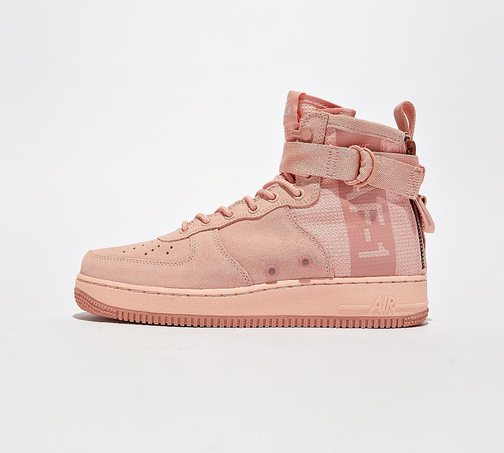 Nike SF Air Force One Mid Trainer - Coral Stardust