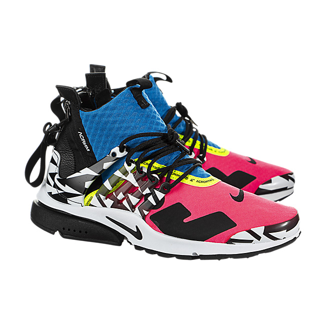 Nike Air Presto Mid Acronym - Racer Pink / Black-Photo Blue