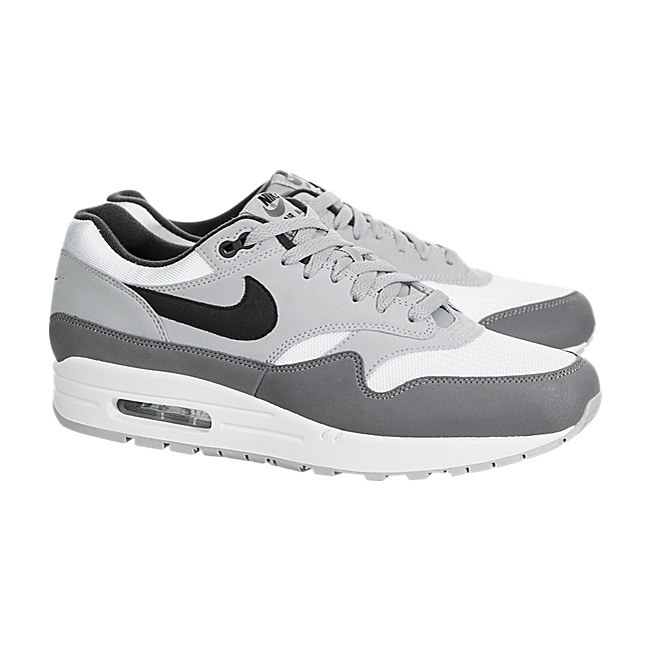 Nike Air Max 1 - White / Black-Wolf Grey-Gunsmoke