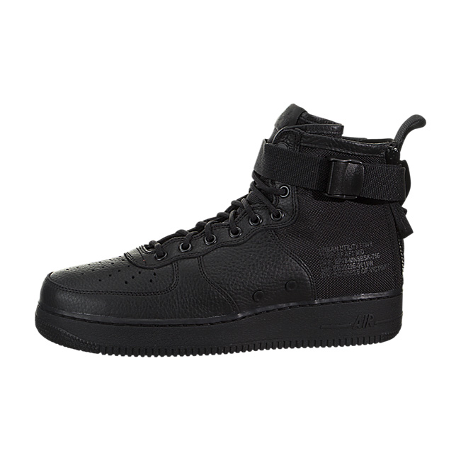 Nike SF Air Force 1 Mid - Black / Black-Black