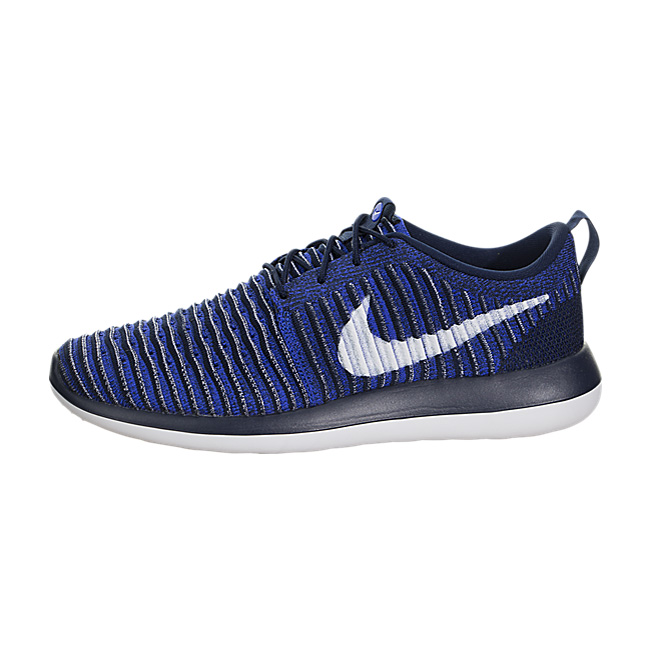 Nike Roshe Two Flyknit - College Navy / White-Paramount Blue