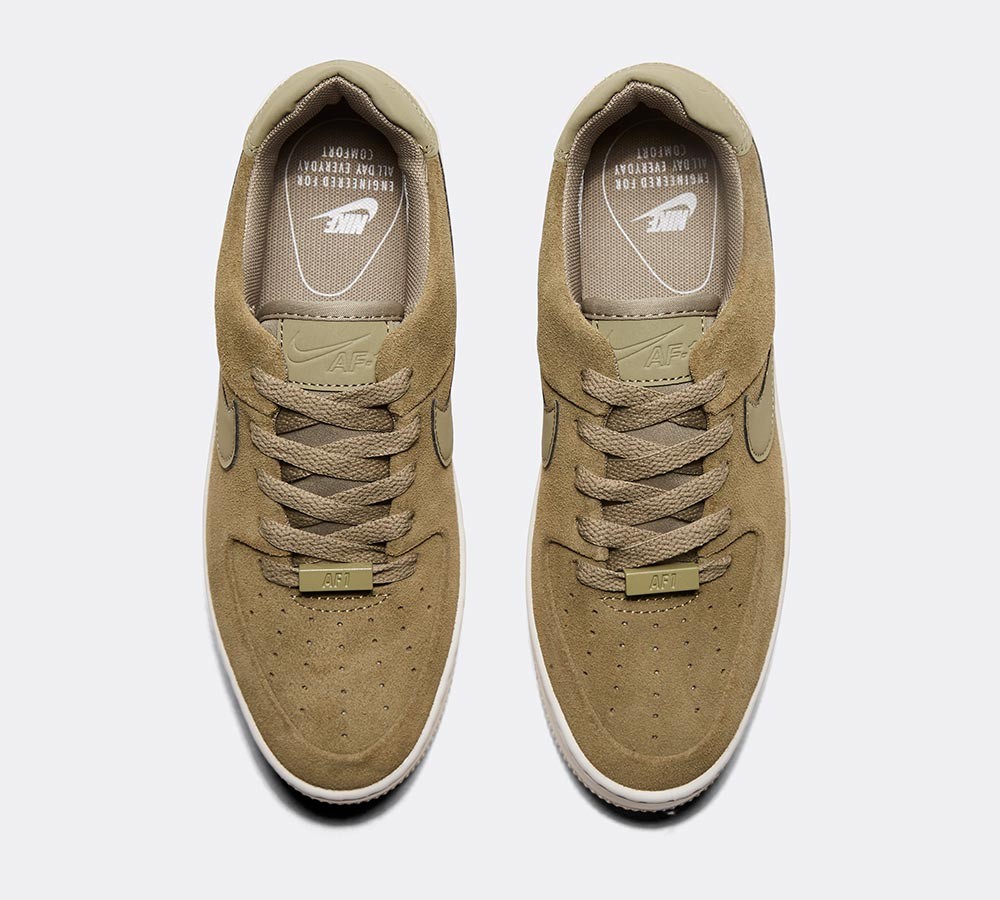 Nike Womens Air Force 1 Sage Low Trainer - Trooper / Phantom