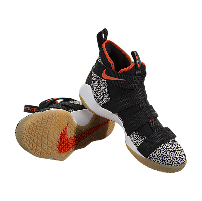 Nike Lebron Soldier XI SFG (Safari) - Black / Team Orange-White