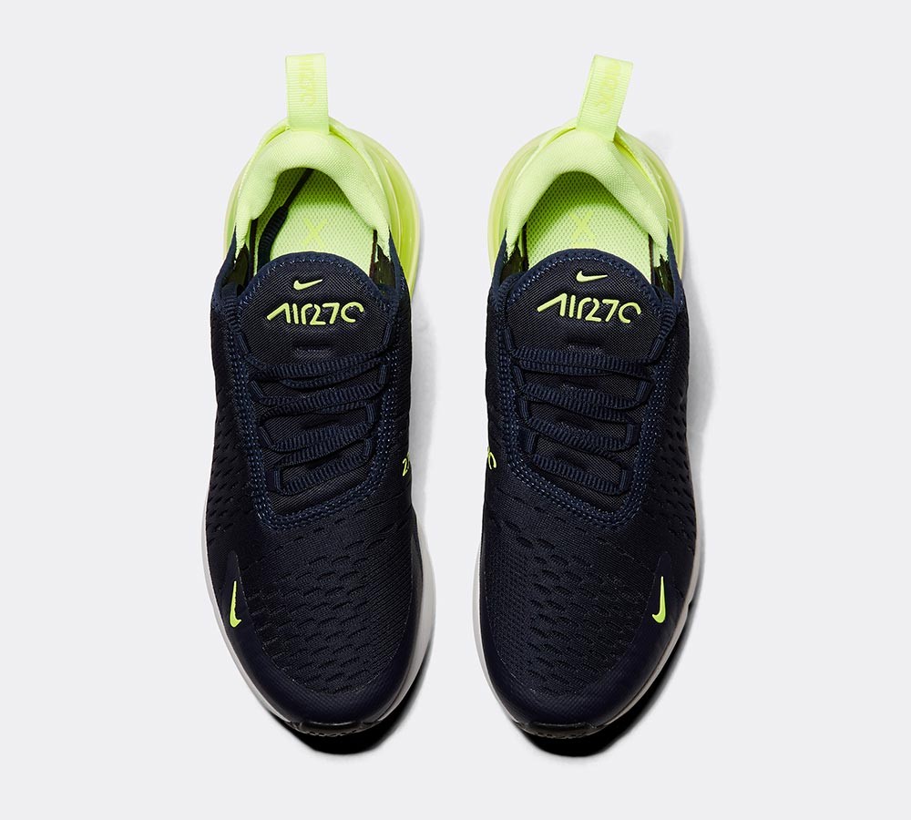 Nike Womens Air Max 270 Trainer - Obsidian / Volt Glow / Glow / Black