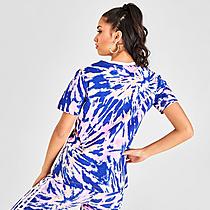 Women's adidas Originals 3-Stripes Tie-Dye T-Shirt