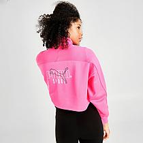 Women's Puma Tailored for Sport Cropped Half-Zip Jacket