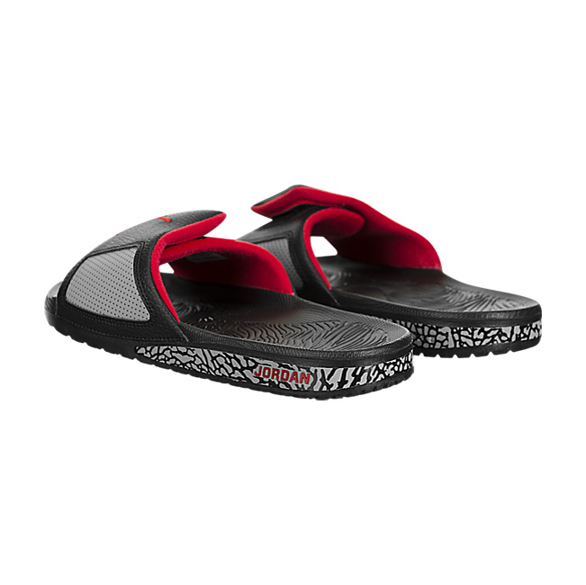 Air Jordan Hydro III Retro - Black / University Red