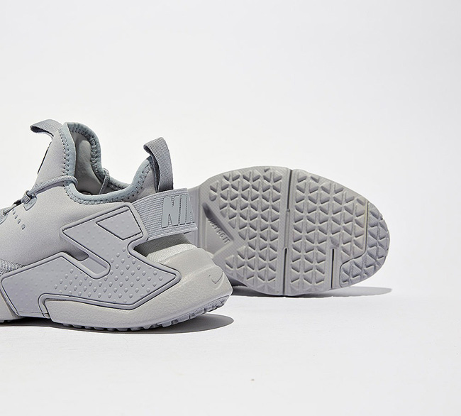 Nike Junior Air Huarache Drift Trainer | Wolf Grey / Wolf Grey