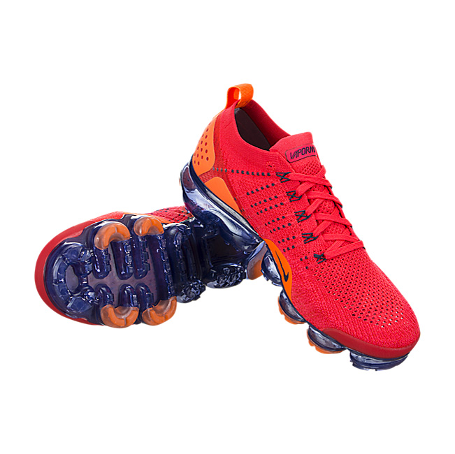 Nike Air Vapormax Flyknit 2 - Red Orbit / /Obsidian-Total Orange