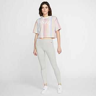 Women's Nike Sportswear Retro Femme Striped Crop T-Shirt