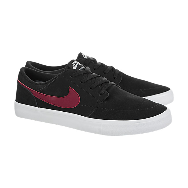Nike SB Portmore II Solar - Black / Red Crush-White