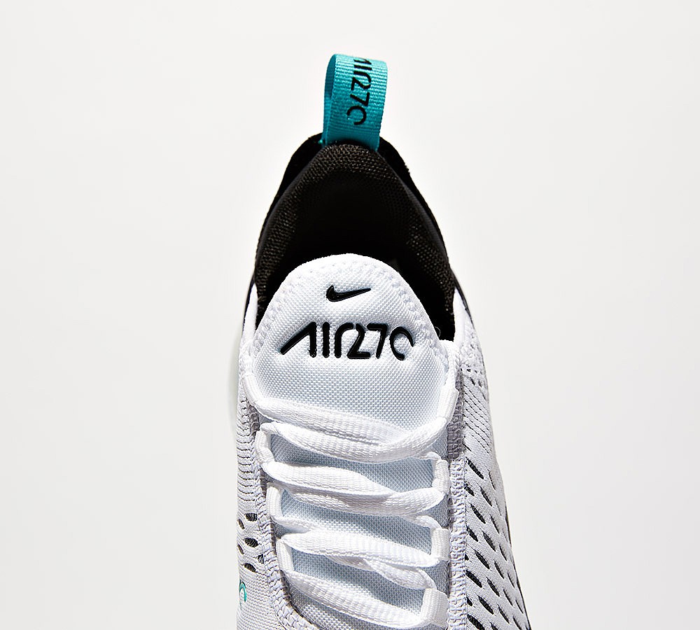Nike Junior Air Max 270 Trainer | White / Dusty Cactus