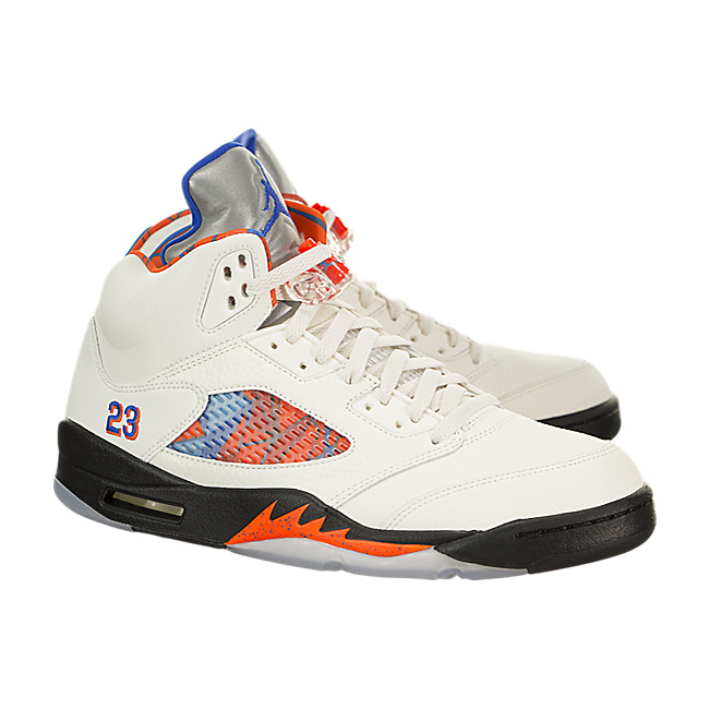 Air Jordan V (5) Retro (International Flight) - Sail / Racer Blue-Cone-Black