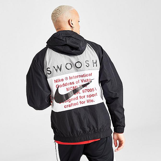 Men's Nike Sportswear Swoosh Woven Hooded Jacket