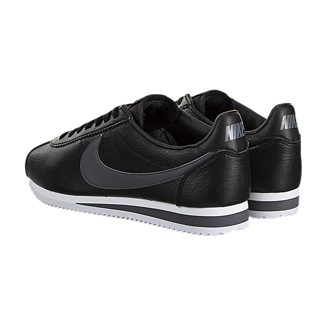 Nike Classic Cortez Leather - Black / Dark Grey-White