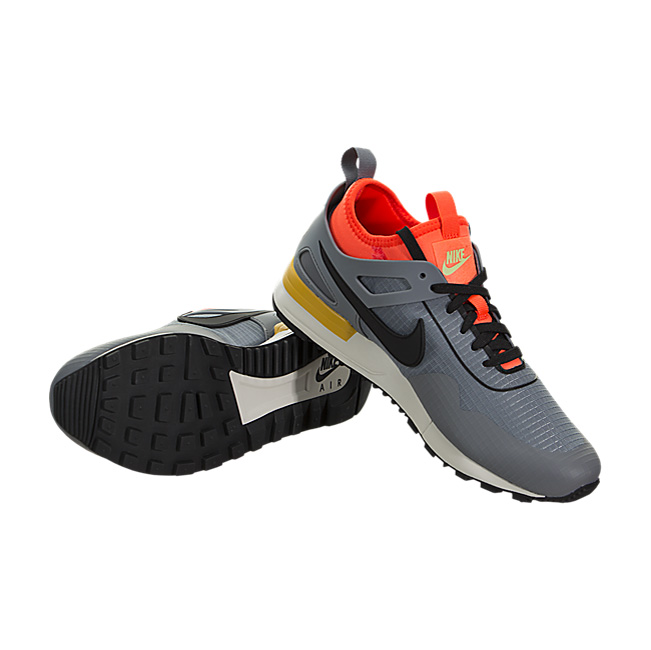 Nike Women Air Pegasus 89 Tech SI - Cool Grey / Black-Total Crimson-Gold Dart