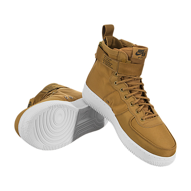 Nike SF Air Force 1 Mid - Desert Ochre / Sequoia-White