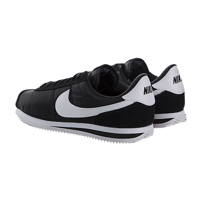 Nike Cortez Basic Nylon - Black / Metallic Silver-White