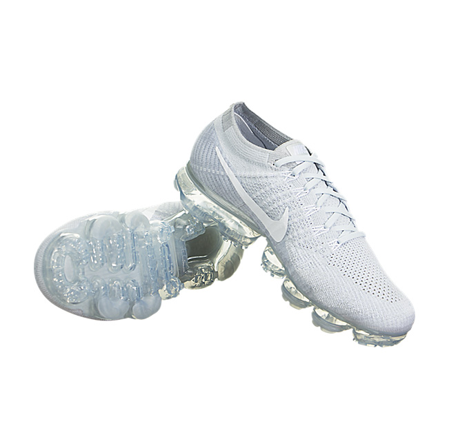 Nike Air VaporMax Flyknit - Pure Platinum / White-Wolf Grey