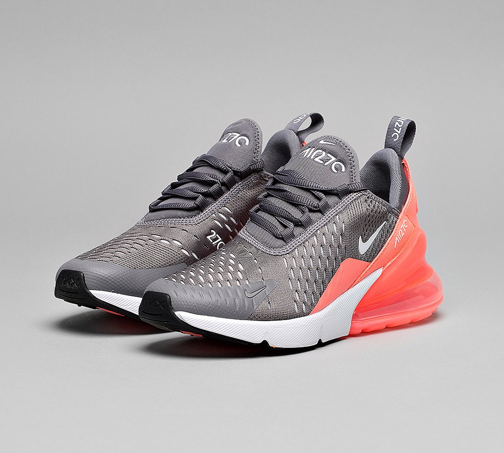 Nike Junior Air Max 270 Trainer | Gunsmoke / White