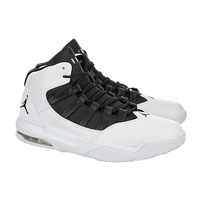 Jordan Max Aura - White / Black-Black