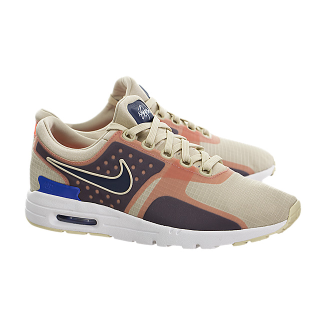 Nike Women Air Max Zero SI - Oatmeal / Binary Blue-White-Paramount Blue