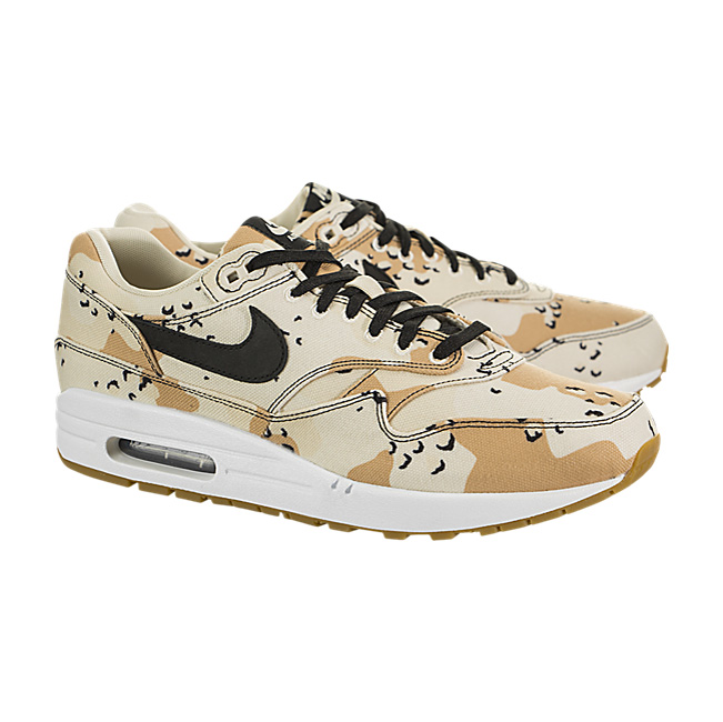 Nike Air Max 1 Premium (Beach Camo) - Beach / Black-Praline
