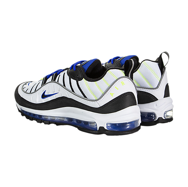 Nike Air Max 98 - White / Black-Racer Blue-Volt