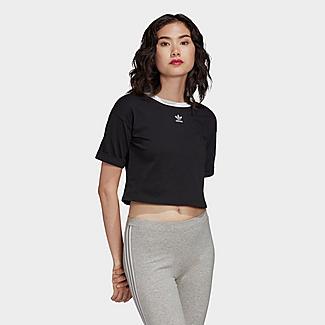 Women's adidas Originals Roll-Up Crop T-Shirt