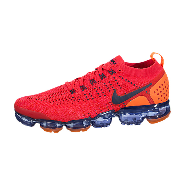 Nike Air Vapormax Flyknit 2 - Red Orbit / /Obsidian-Total Orange