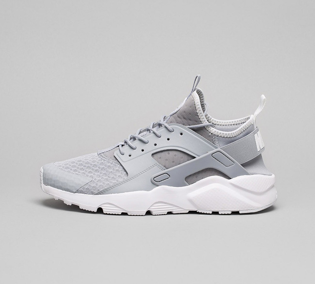 Nike Air Huarache Run Ultra Trainer | Wolf Grey / White