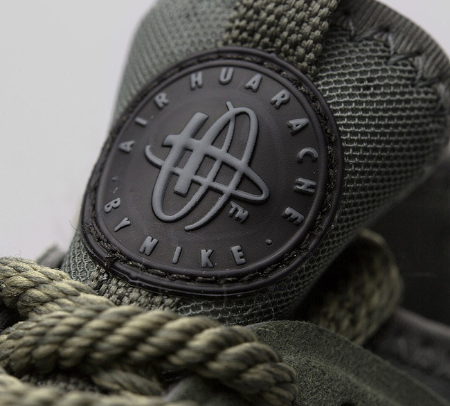 Nike Junior Air Huarache Run Ultra SE Trainer | River Rock / Black