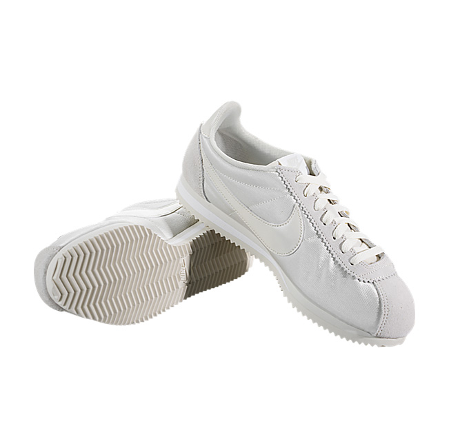 Nike Women Classic Cortez Nylon - Fossil / White