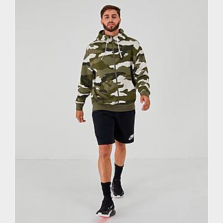 Men's Nike Sportswear Camo Club Fleece Full-Zip Hoodie
