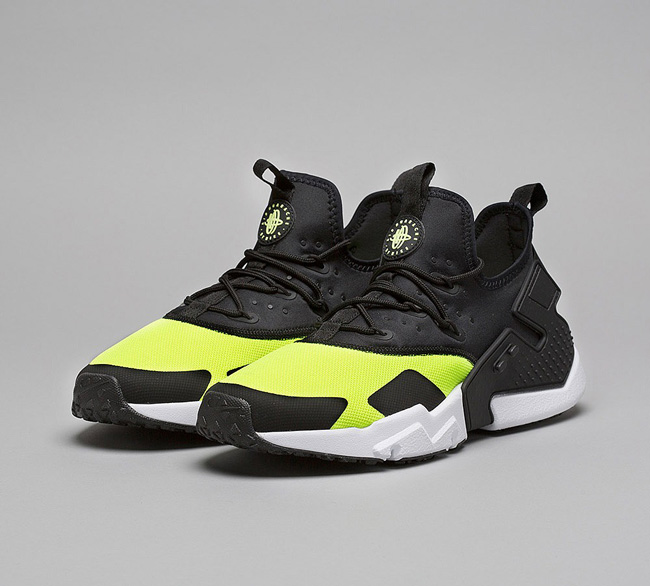 Nike Air Huarache Drift Trainer | Volt / Black / White