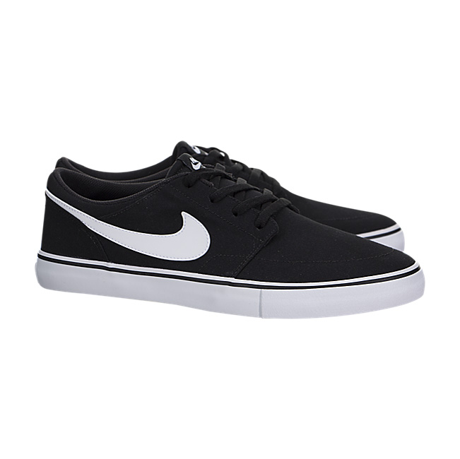 Nike SB Portmore II Solar Canvas - Black / White