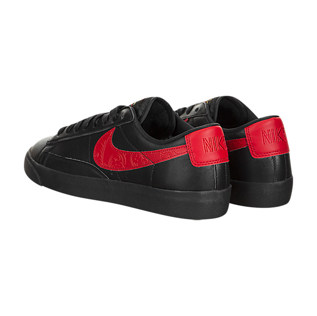 Nike Women Blazer Low Floral - Black / University Red