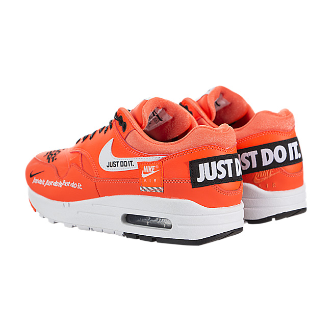 Nike Women Air Max 1 LX (Just Do It) - Total Orange / White-Black