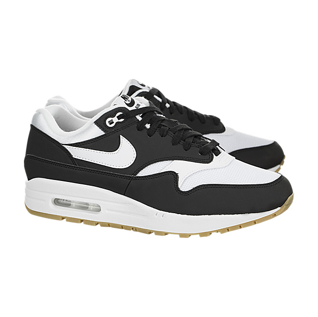 Nike Women Air Max 1 - Black / White-Gum Light Brown