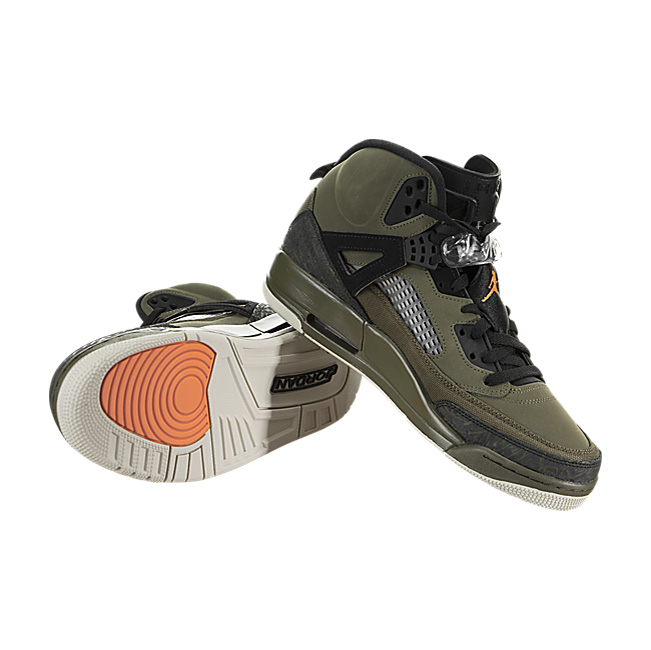 Air Jordan Spiz'ike Retro - Olive Canvas / Cone-Black-Light Bone