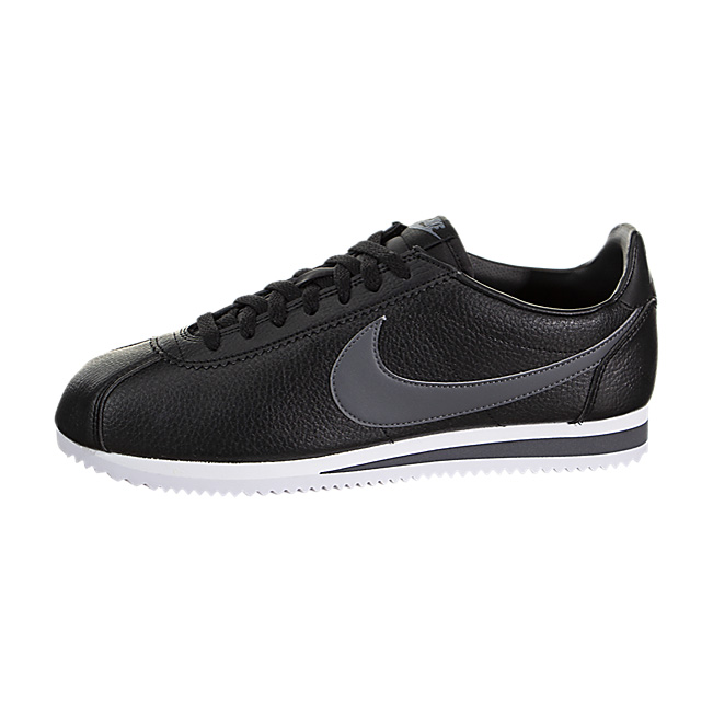 Nike Classic Cortez Leather - Black / Dark Grey-White