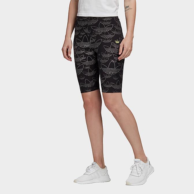 Women's adidas Originals Allover Print Bike Shorts