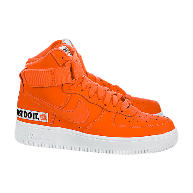 Nike Women Air Force 1 High LX (Just Do It) - Total Orange / White