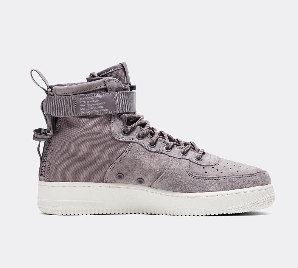 Nike SF Air Force 1 Mid Trainer - Gunsmoke / Wolf Grey