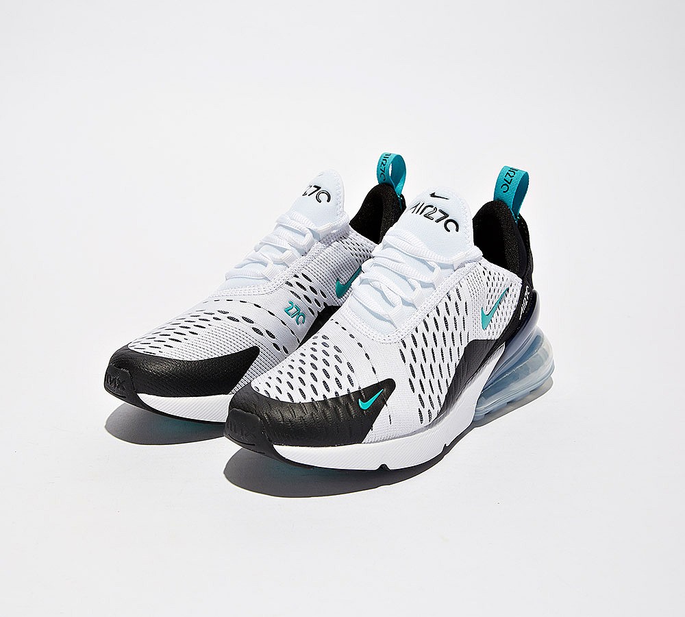 Nike Junior Air Max 270 Trainer | White / Dusty Cactus